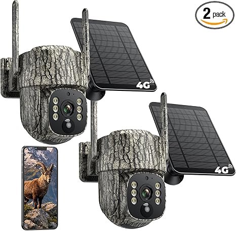 cámara solar con camuflaje 