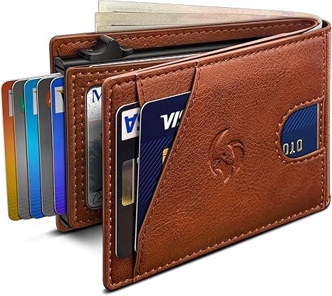 billetera con compartimento