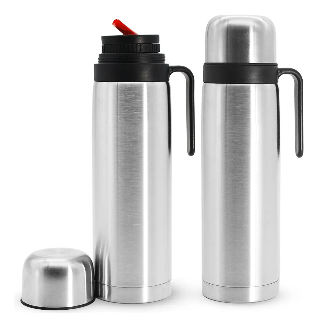 termo con tapa como vaso