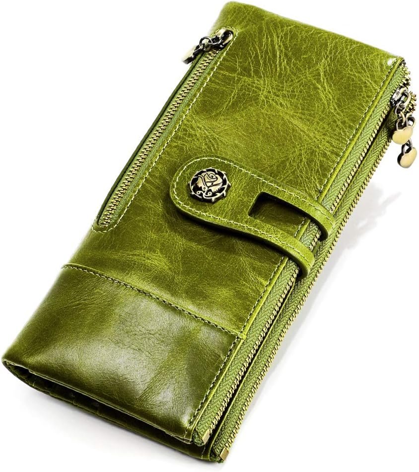 Cartera RFID verde amarillento con diseño elegante y cierre seguro
Billetera femenina con tecnología RFID y estilo moderno
Cartera RFID minimalista con detalle decorativo y acabado sofisticado