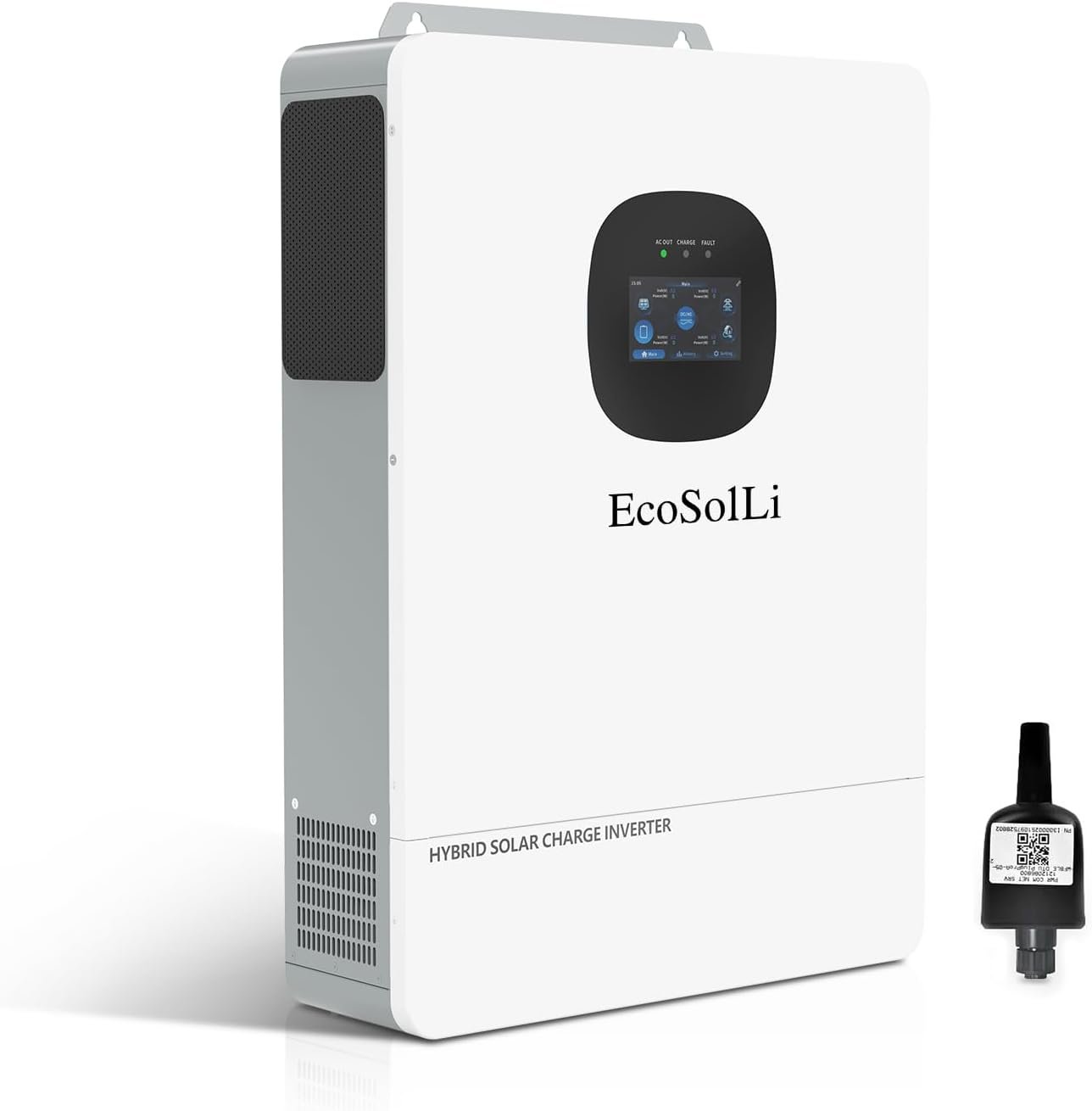 inversor de corriente
 solar híbrido de 10000 W, 48 V CC a 110 V/240 V (ajustable)