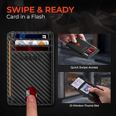 tarjetero con bloqueo rfid