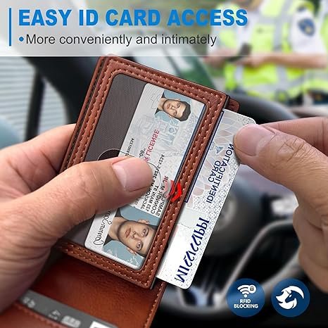 billetera con easy id card access