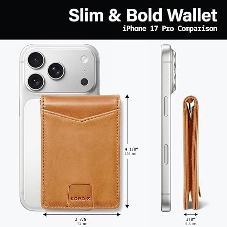 cartera medidas comparadas con un celular