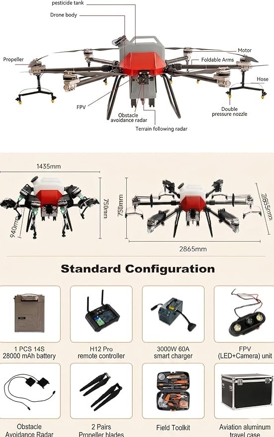 drone especificaciones técnicas y funcionalidades 