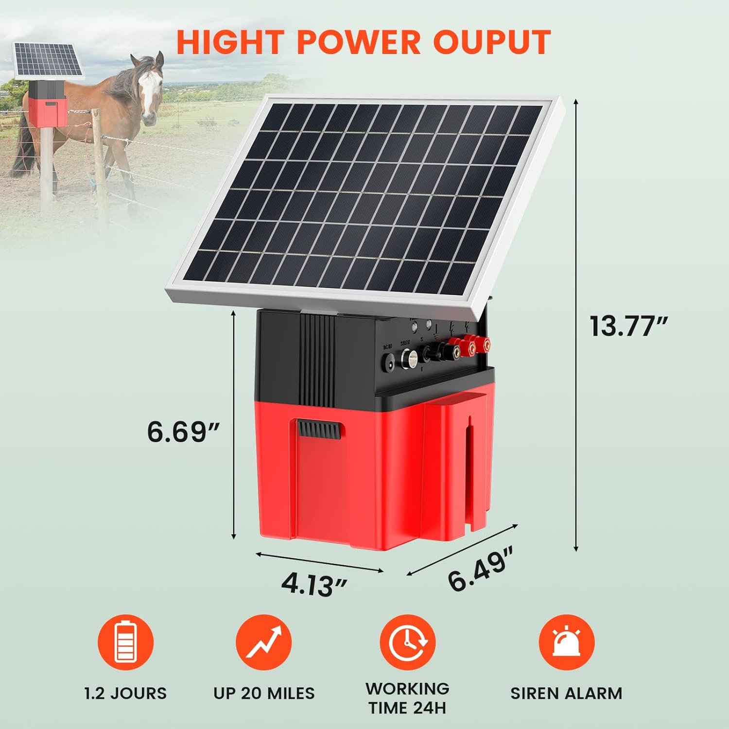 panel solar boyero